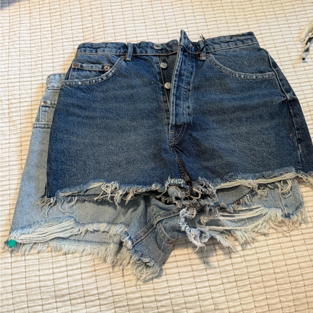 Two pairs of Zara shorts